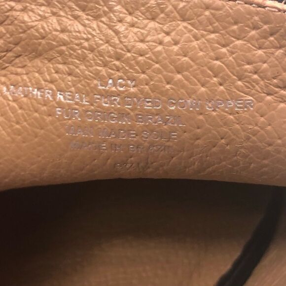 Matisse Lacy Tan Leopard Animal Print Calf Hair Leather Mules - Picture 13 of 13